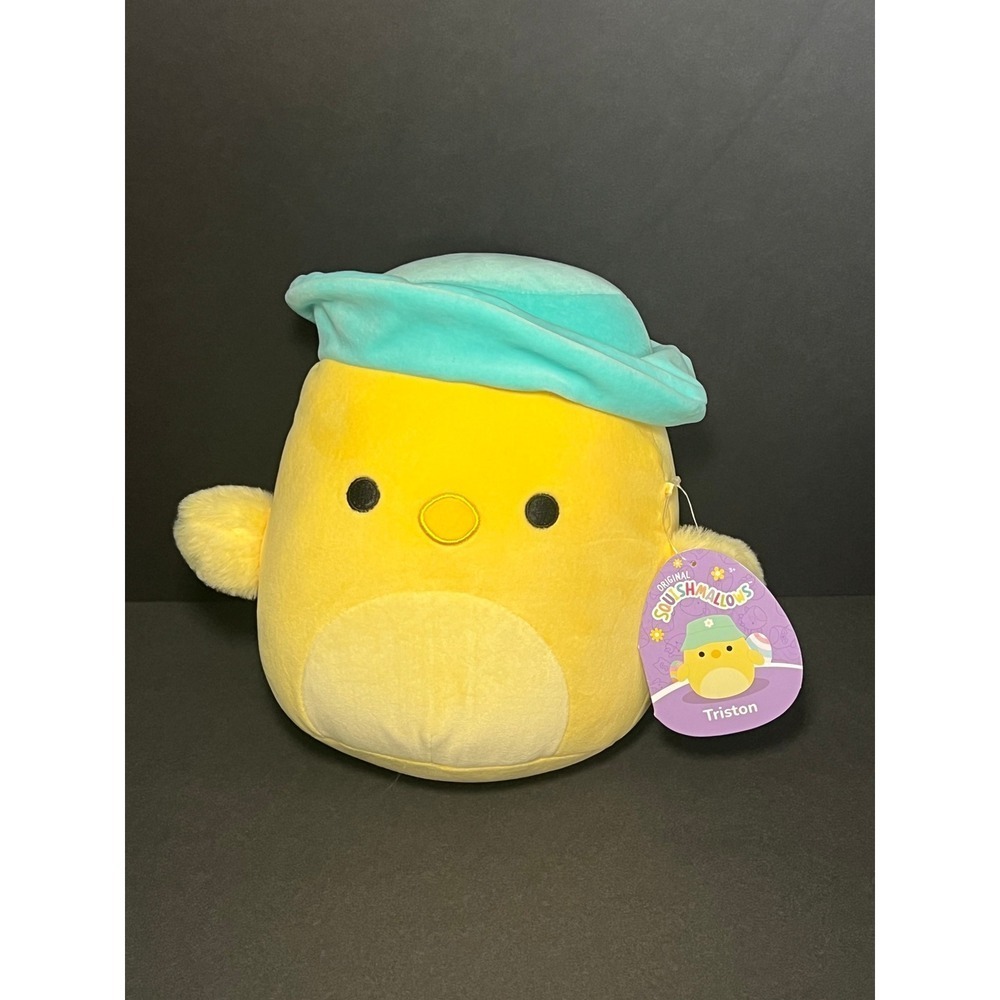 Squishmallows Tristan the Chick with Hat Plush Toy Yellow Stuffed Animal